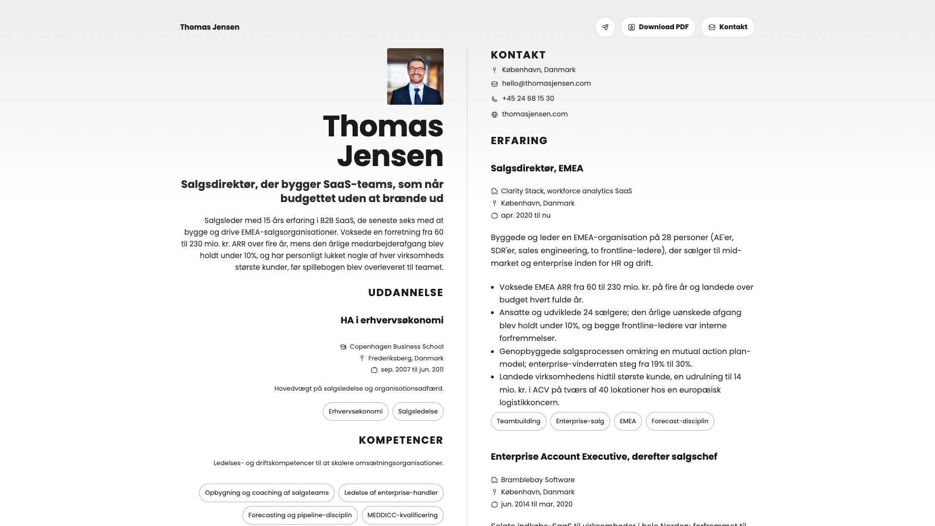 James O'Connor — online resume