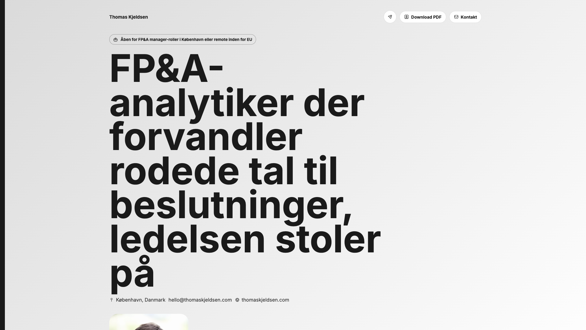 Tomasz Kowalski — online resume