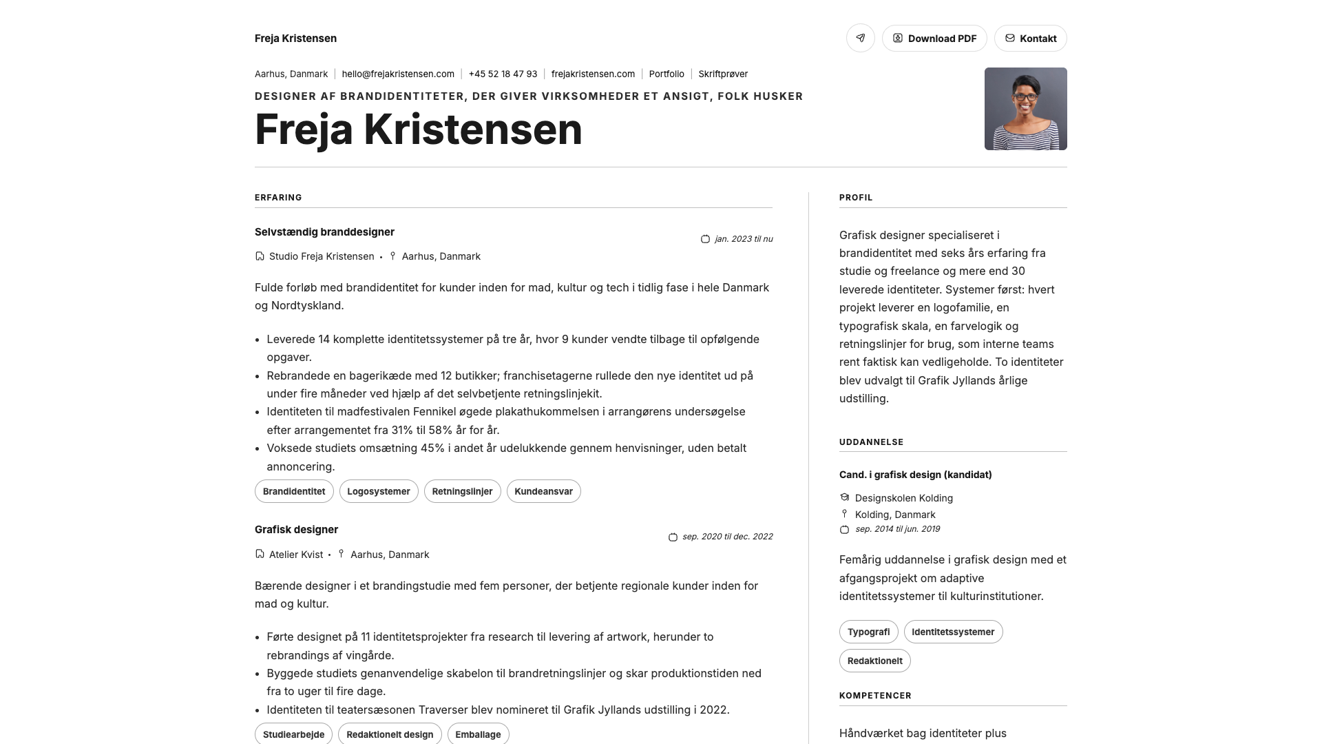 Léa Fontaine — online resume