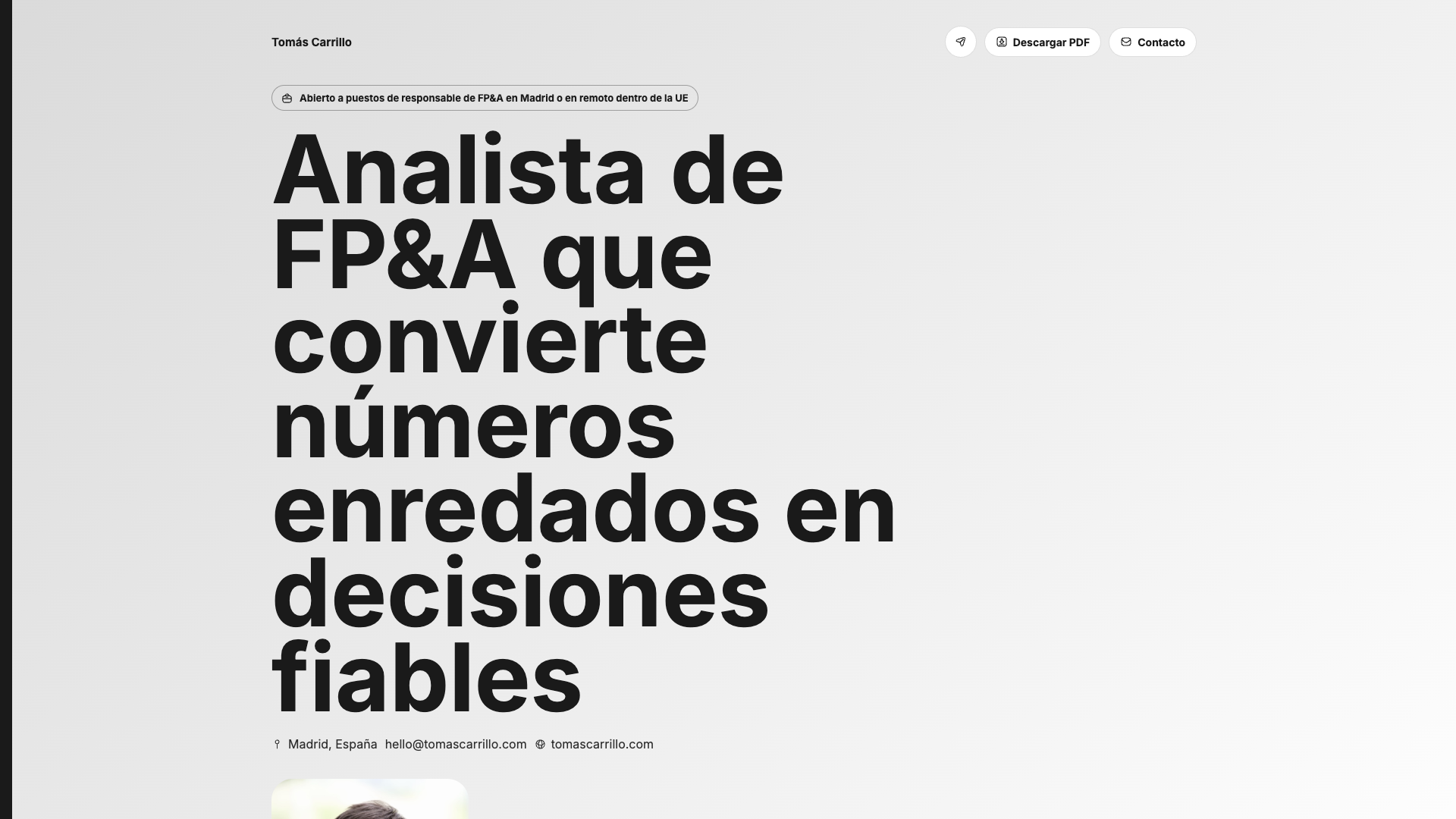 Tomasz Kowalski — online resume