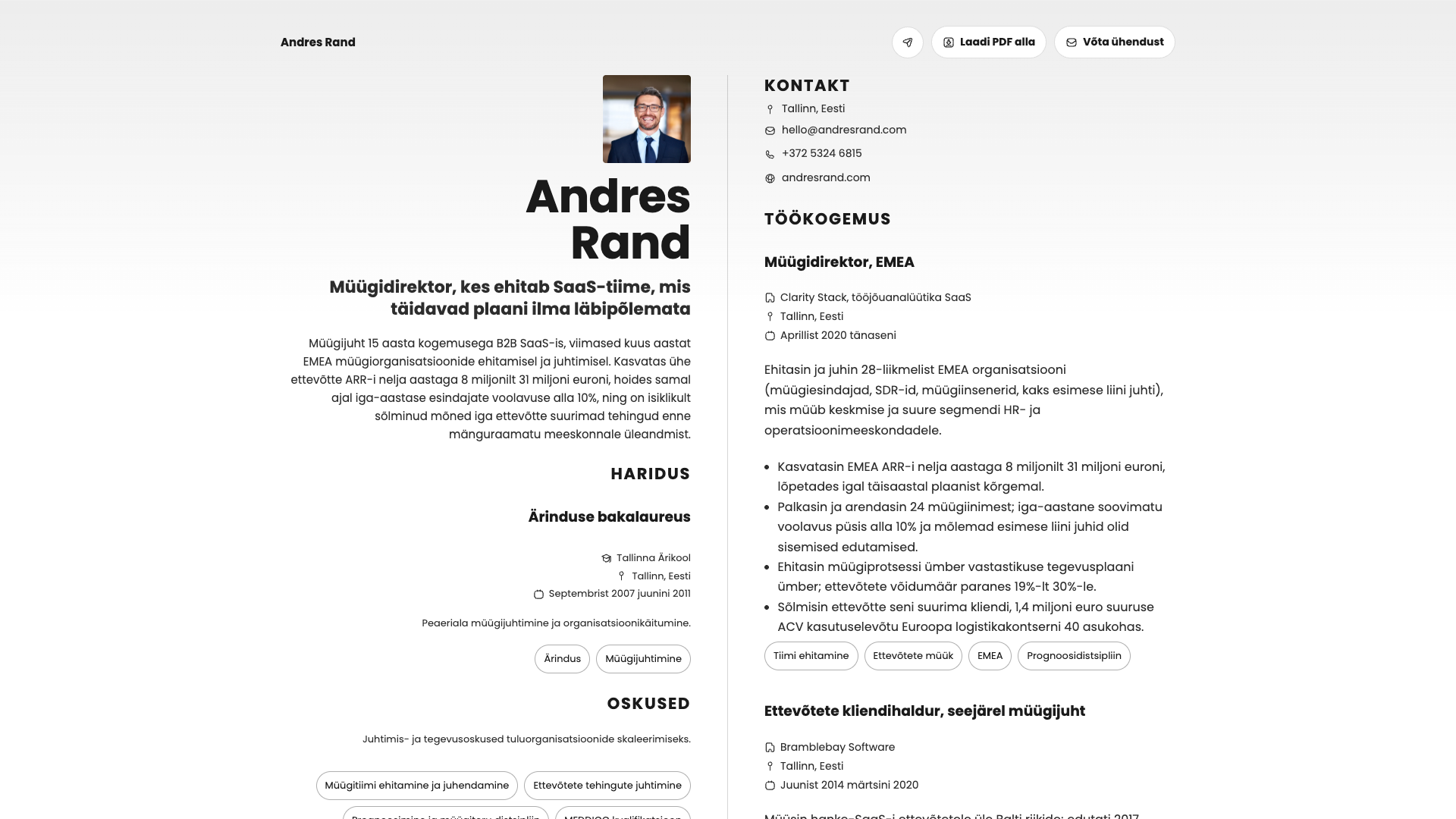 James O'Connor — online resume