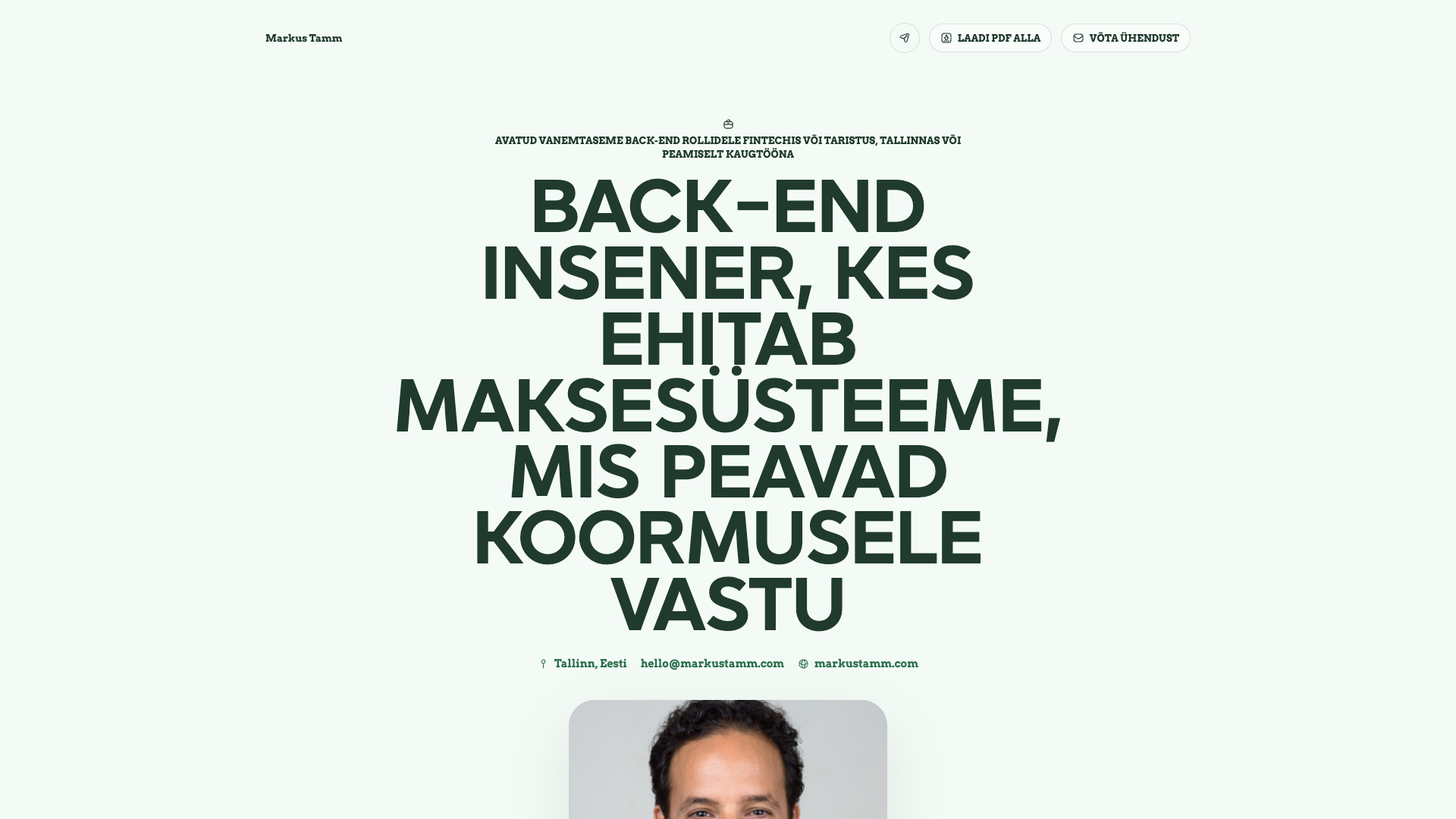 Mateo Álvarez — online resume