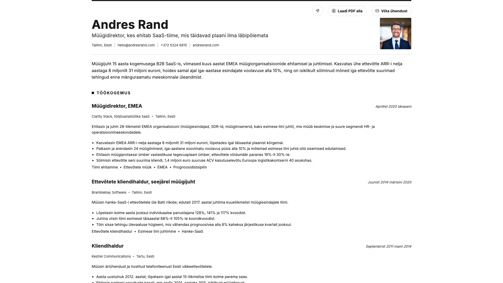 James O'Connor — online resume