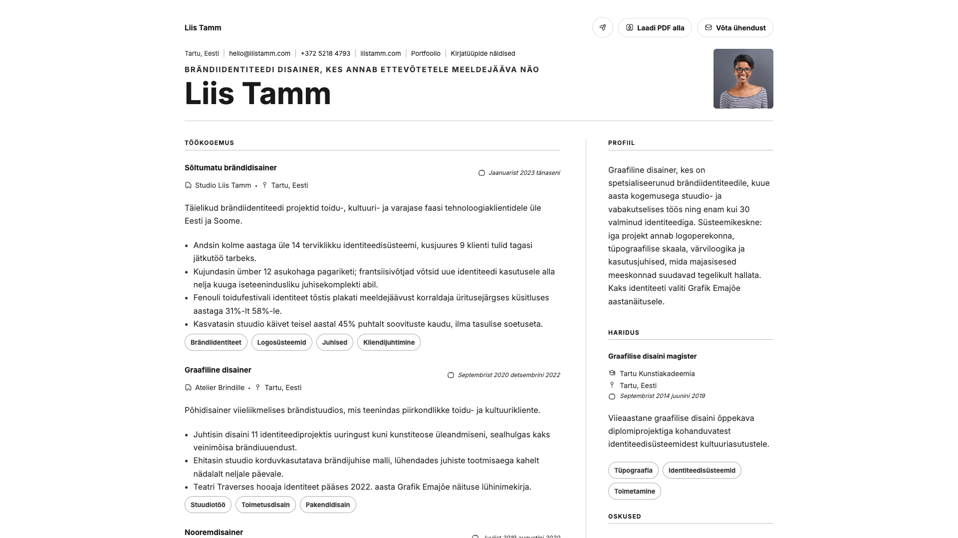 Léa Fontaine — online resume
