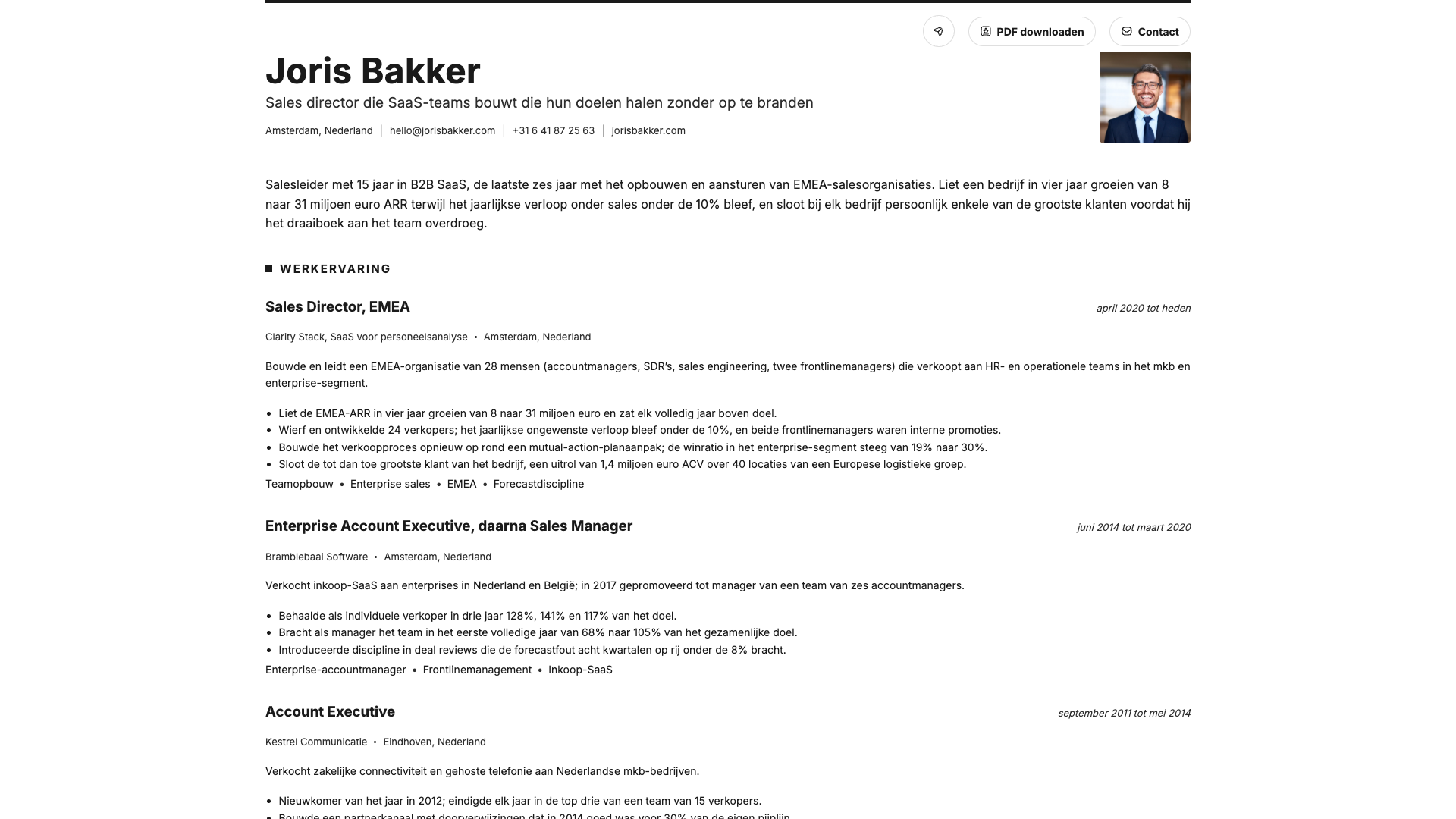 James O'Connor — online resume