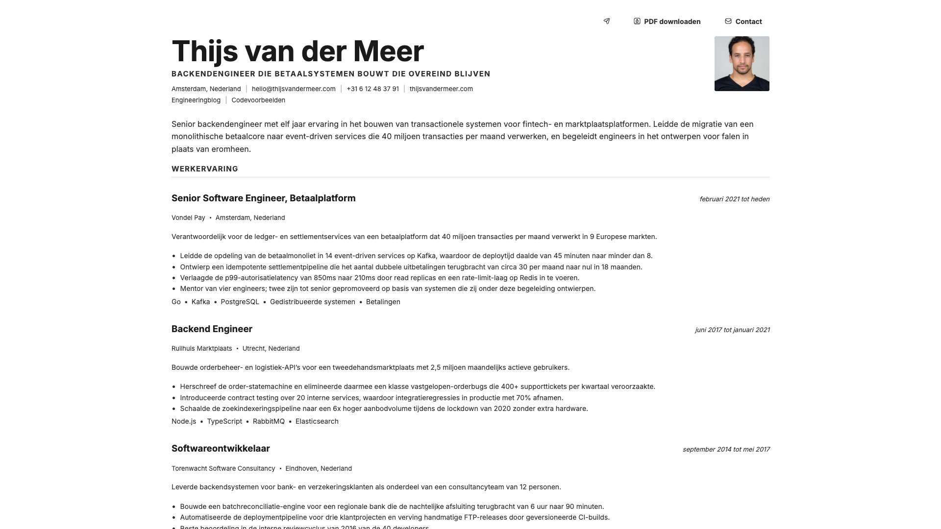 Mateo Álvarez — online resume