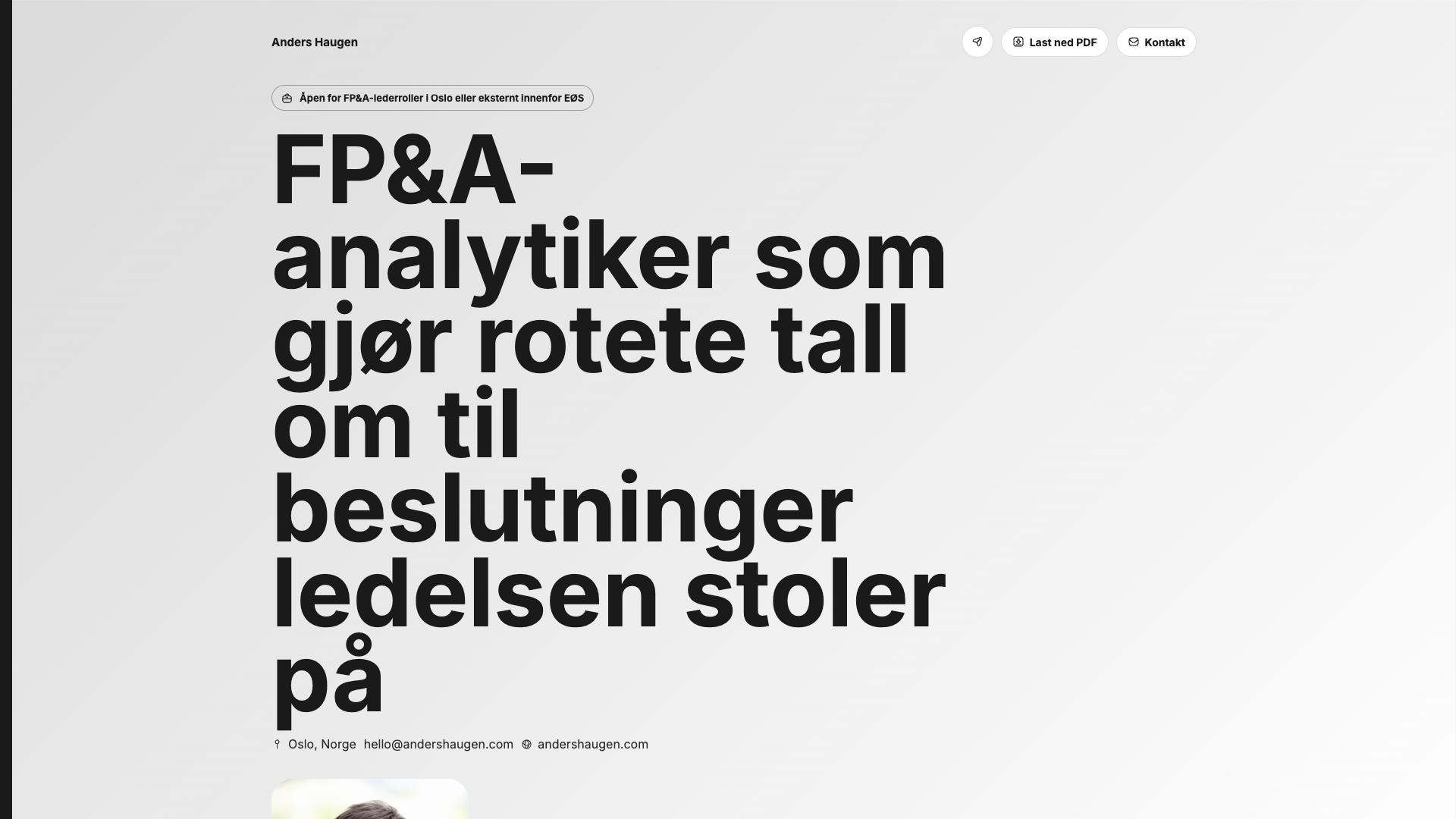 Tomasz Kowalski — online resume