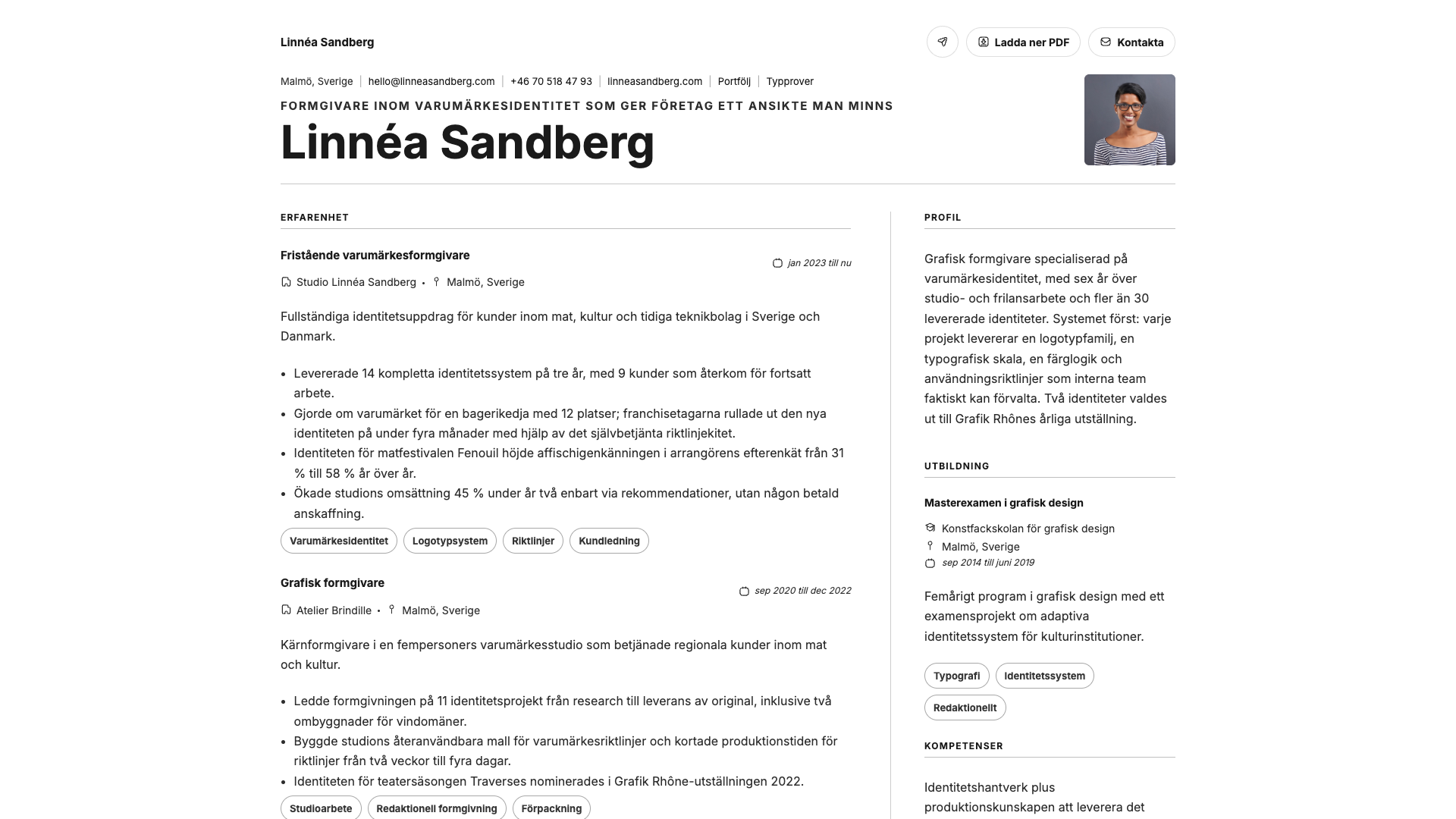 Léa Fontaine — online resume