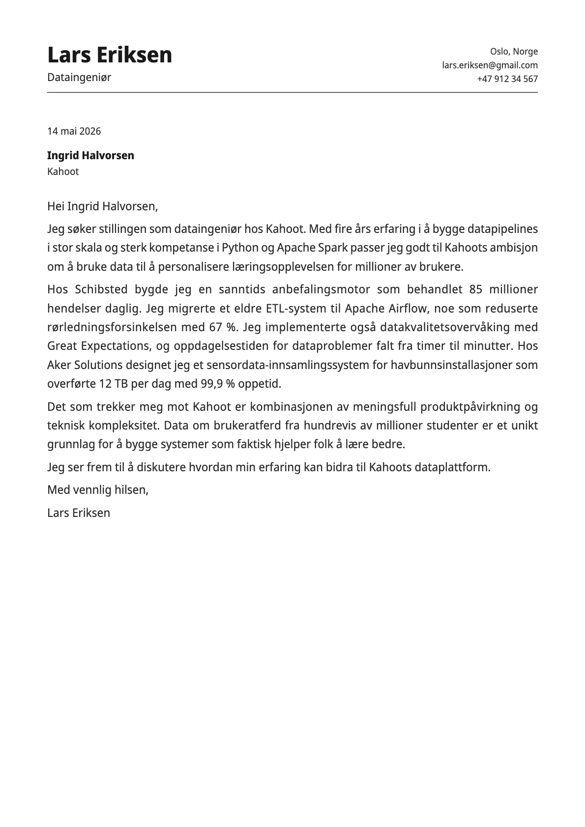 Cobalt cover letter template